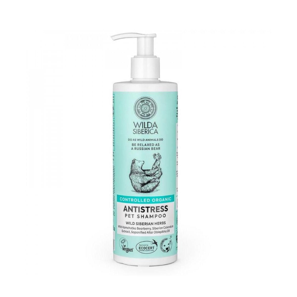 Wilda Siberica. Controlled organic "Antistress" pet conditioner, 400 ml - Beauty Burnt