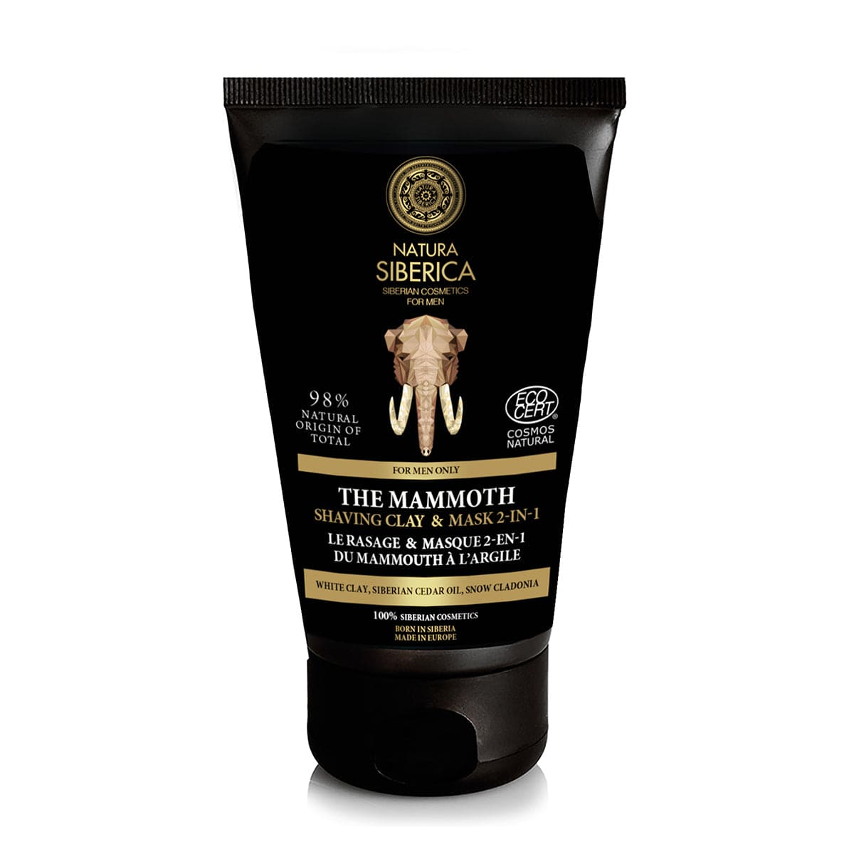 NS Men Shaving clay & mask 2-in-1 The Mammoth, 150 ml - Beauty Burnt