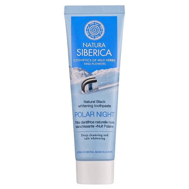 NS Natural black whitening toothpaste "Polar Night", 100 g - Beauty Burnt