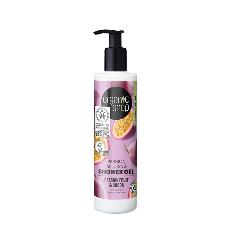 OS Passion Alluring Shower Gel Passion fruit and cocoa, 280 ml - Beauty Burnt