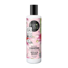 OS Shining Shampoo for Colored Hair Water Lily and Amaranth, 280 ml - Beauty Burnt