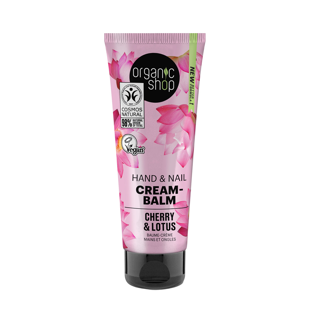 OS Hand & Nail Cream-Balm Cherry and Lotus, 75 ml - Beauty Burnt