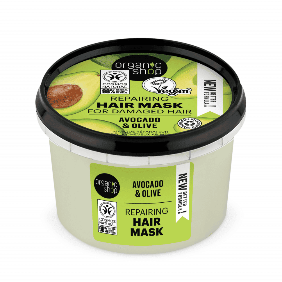 OS Repairing Hair Mask for Damaged Hair Avocado and Olive, 250 ml - Beauty Burnt