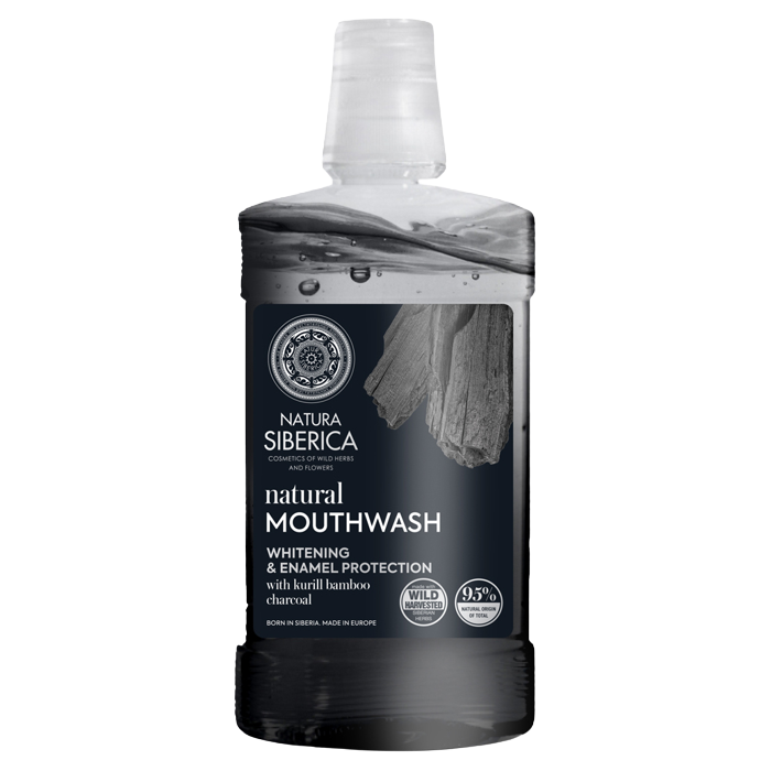 NS. Natural Mouthwash with BAMBOO CHARCOAL, 520 ml - Beauty Burnt