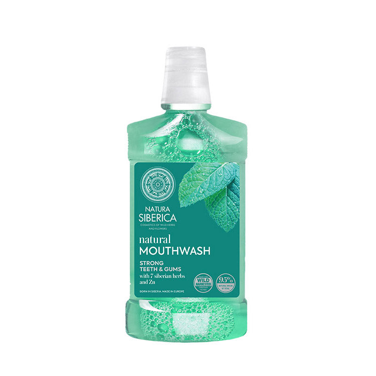 NS. Natural Mouthwash with 7 SIBERIAN HERBS and ZN, 520 ml - Beauty Burnt