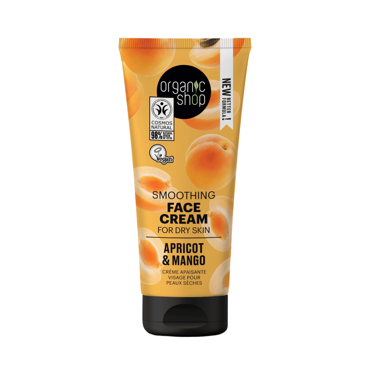 OS Smoothing Face Cream for dry skin Apricot and Mango, 50 ml - Beauty Burnt