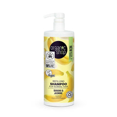 OS Refilling Shampoo for Normal Hair Banana and Jasmine, 1000 ml - Beauty Burnt