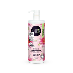 OS Shining Shampoo for Colored Hair Water Lily and Amaranth, 1000 ml - Beauty Burnt