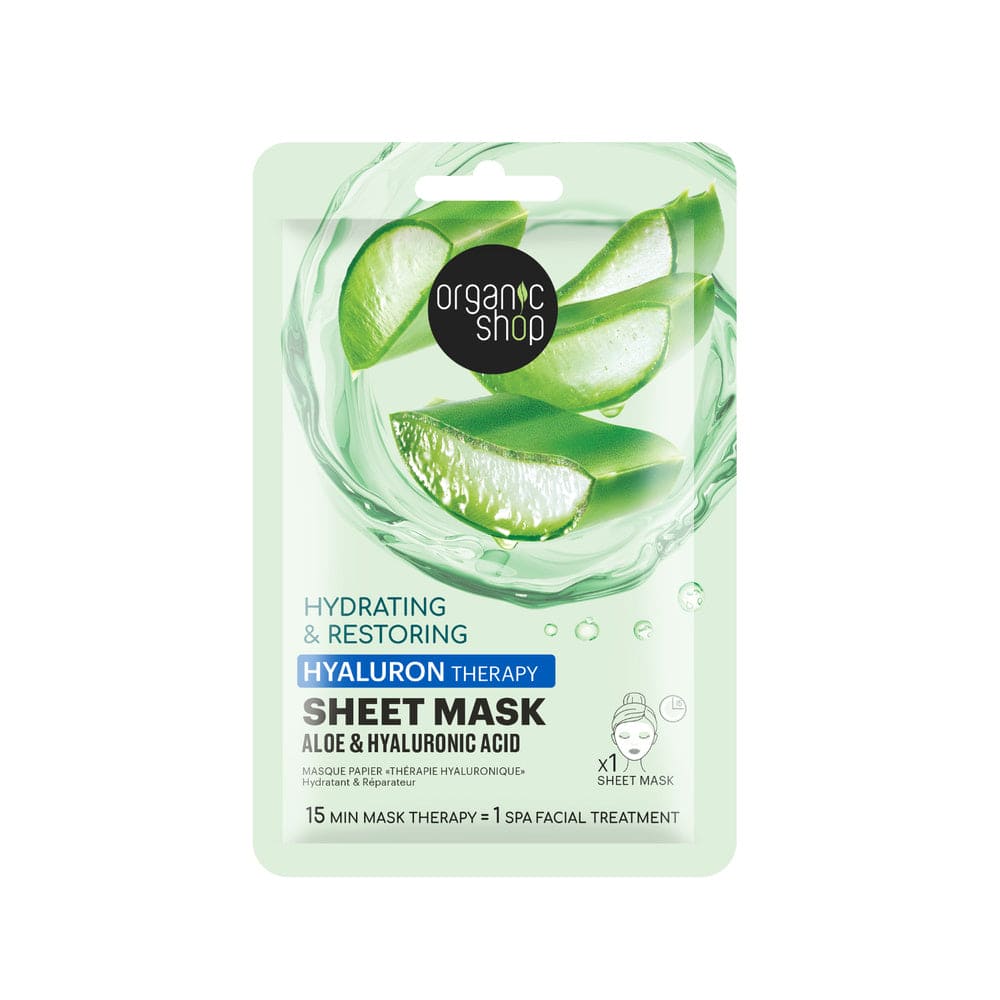 OS. Hyaluron Therapy Sheet Mask. Aloe & Hyaluronic acid, 1 Sheet - Beauty Burnt