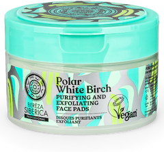 Polar White Birch. Purifying and exfoliating face pads, 20 pcs - Beauty Burnt