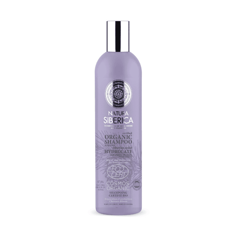 NS Certified Organic Shampoo. Repair and protection. For damaged hair, 400 ml - Beauty Burnt